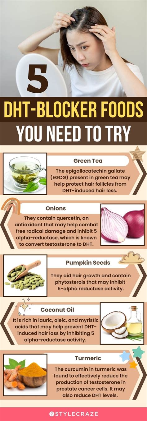 foods that lower dht levels.